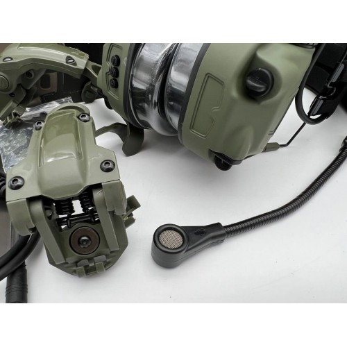 6TH GEN TACTICAL HEADSET тактическая гарнитура, звукосниматель и шумоподавление, активные в Туле