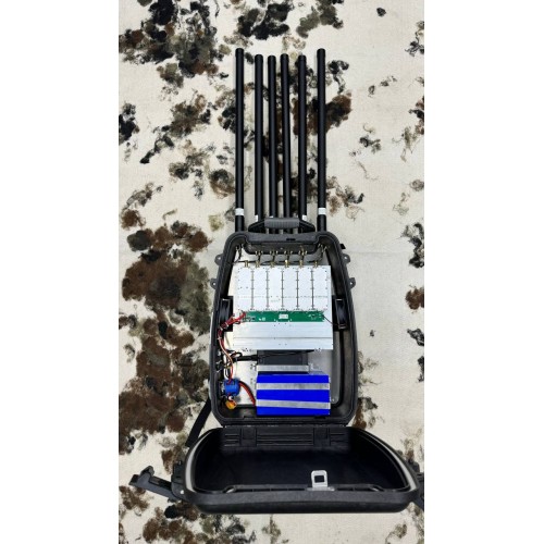 Рюкзак Гарпия CKJ-1704-Mobile подавитель дронов в Туле 6 каналов 300W