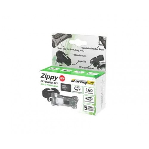 Наключный фонарь Armytek Zippy Extended Set (Grey Onyx) в Туле