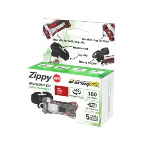 Наключный фонарь Armytek Zippy Extended Set (Red Ruby) в Туле
