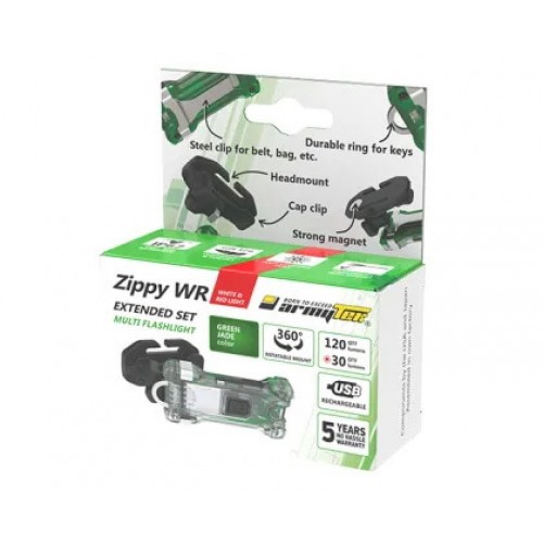 Наключный фонарь Armytek Zippy Extended Set WR (Green Jade) в Туле